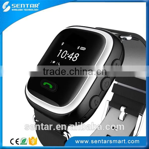 V80 Anti-lost Children Kids Gps Watch Black Wristband Smart Watch for Android IOS Phone photo-3