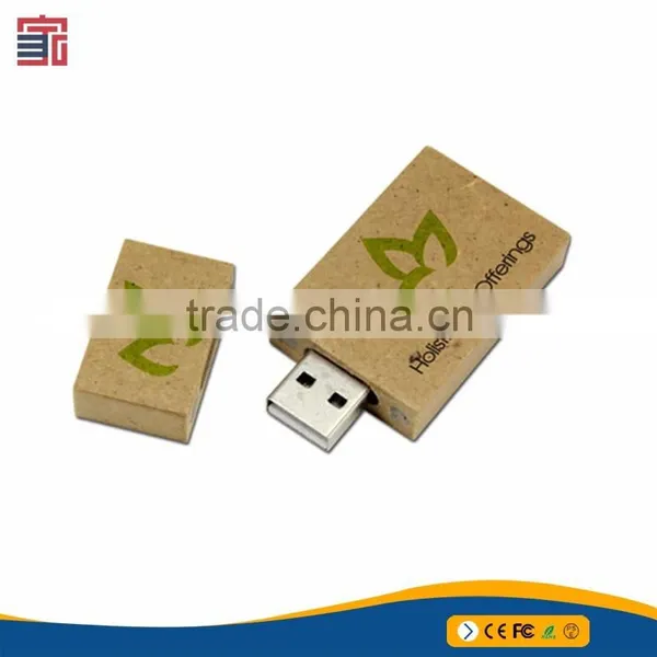 Most Popular Custom Logo Silk Printing Wooden Twig Usb Drive photo-3