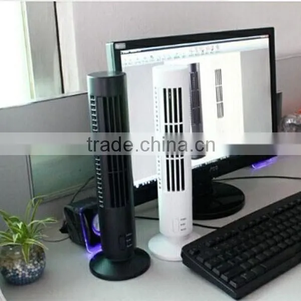 Summer Gifts Portable USB Air Cooling Tower Fan Mini Bladeless Fan Table Laptop photo-6