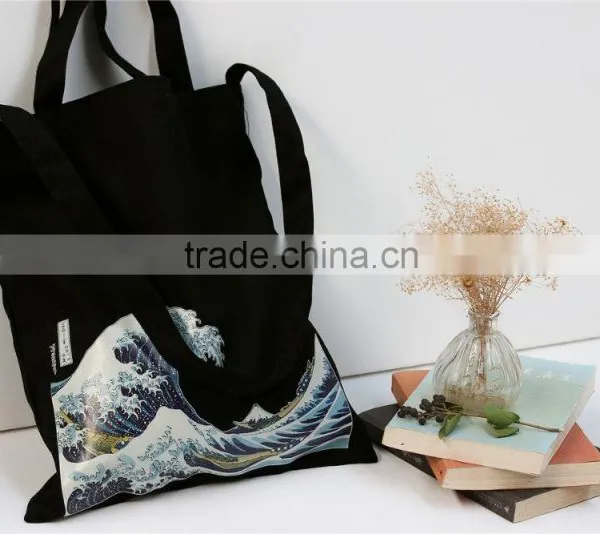 Beautiful Printed Canvas Bag, OEM Production Canvas Tote Bag photo-3