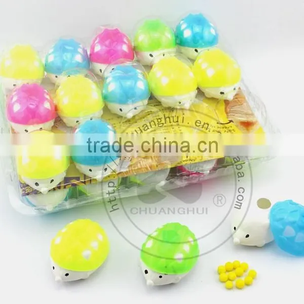Plastic Hedgehog Bottle With Candy, Cartoon Bottle Candy photo-2