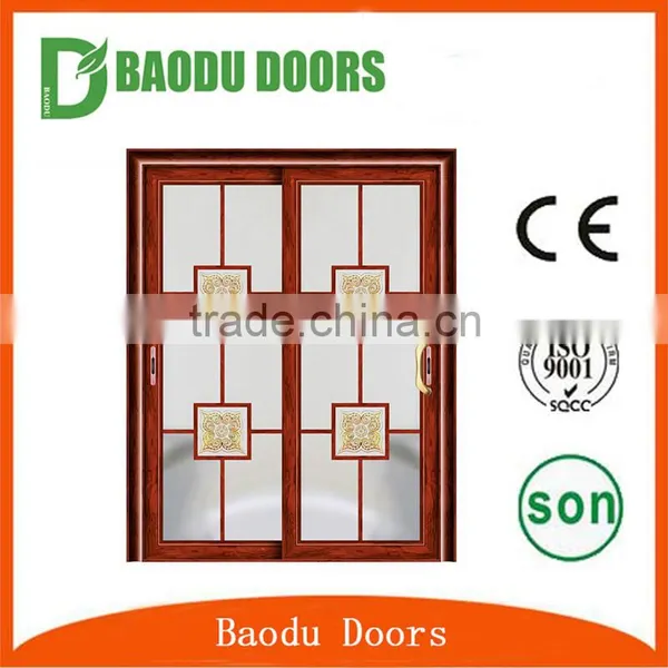 Soundproof Interior Frosted Glass Bathroom Door Used Commercial Glass Entry Doors photo-6