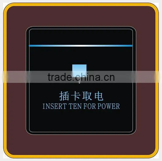 Hot sales hotel room energy saving switch key card power wall switch