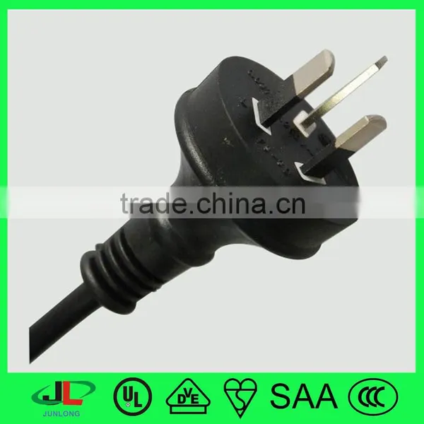 SAA Approved PVC Insulated Wire With Australia 3 Flat Pin Power Plug, High Quality Electrical Plug photo-2