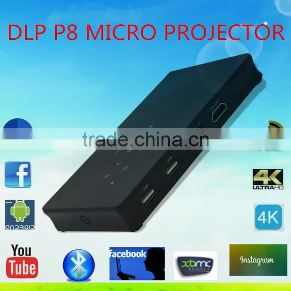 2016 Best Price Dlp P8 Projector Mini Pc Smart Projector