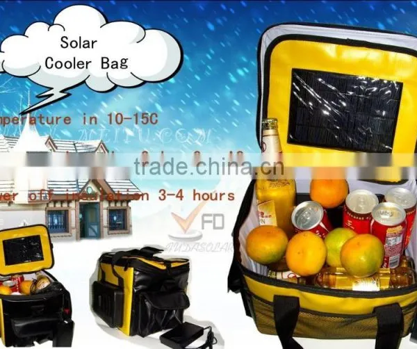 Outside Insulated Solar Cooler Box Travel Solar Cooler Bag photo-3