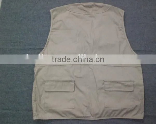 65% Polyetser / 35% Cotton Reporter Vest Fishing Vest photo-2