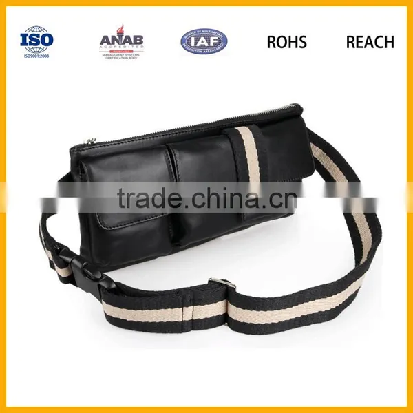 2016 Trendy Bicycle Sport Running Belt PU Waist Bag Leisure Bag for Men and Women photo-2