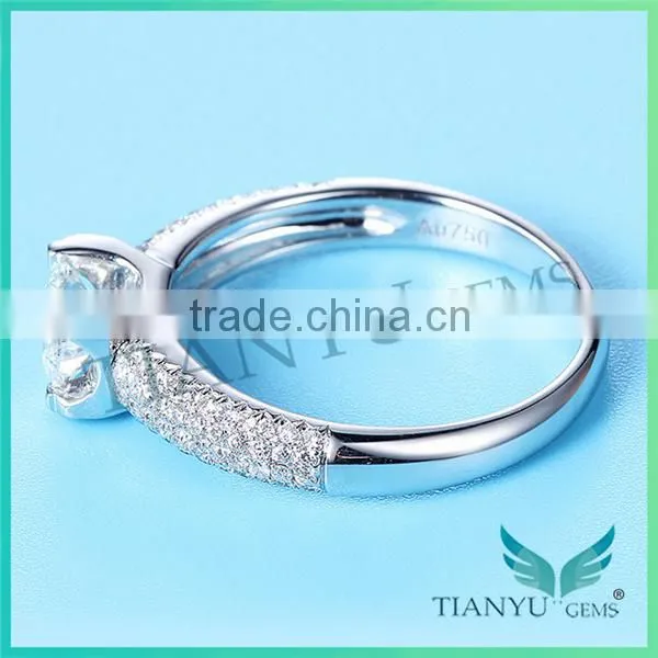 New Style Fashion Engagement Rings for Women 925 Sterling Sliver Moissanite Diamond Wedding Rings photo-3