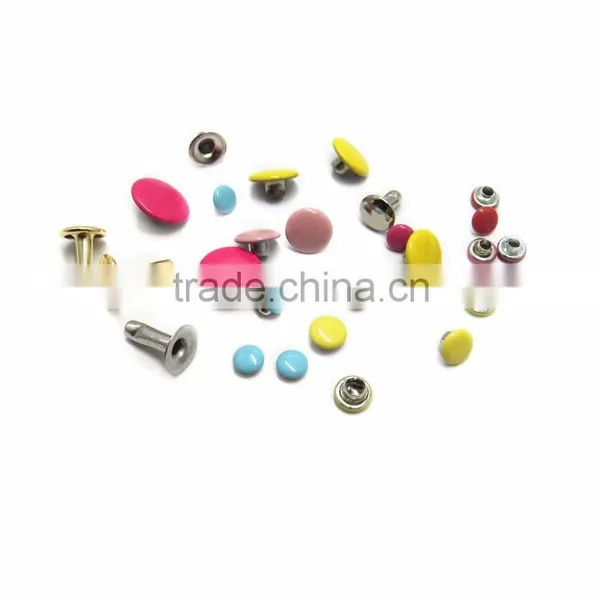 7mm Black Solid Stud Nickel Free Rivet photo-3