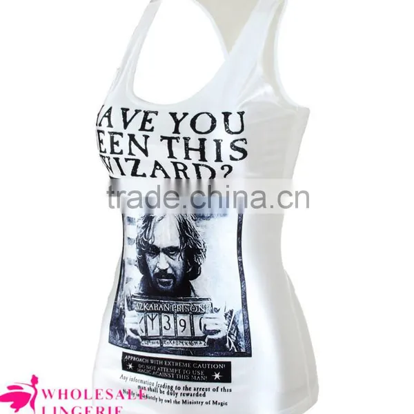 Wholesale Summet Hot White Tank With Marylon Monroe Printed for Women photo-4