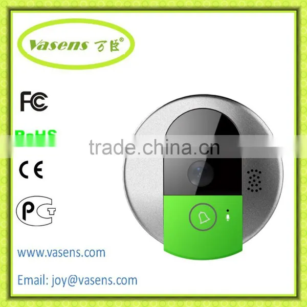 2016 New Design 720P Single Streaming Smart Home Security System Wifi Door Bell Wireless