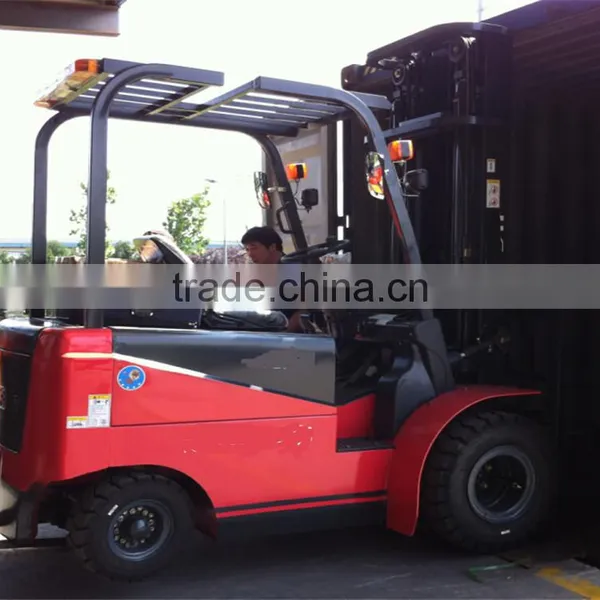 2000kg Four-Wheel Cheap DC/AC Electric Forklift CPD20 photo-4