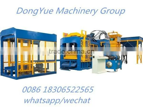 Shandong Block Making Machine/ QT4-15 Large Capacity Interlocking Cement Block Making Machine, PLC Control photo-5