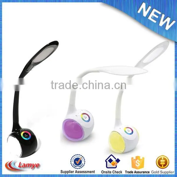 China New Innovative Product Bluetooth Speaker Led Lamp With CE and RoHS photo-6