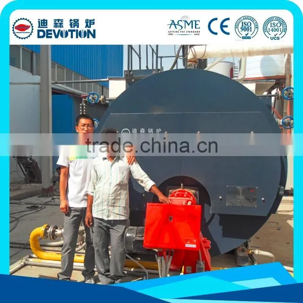 500-6000kg/h Fire Tube 3 Pass Wet Back Type Oil Fired Steam Boiler photo-6