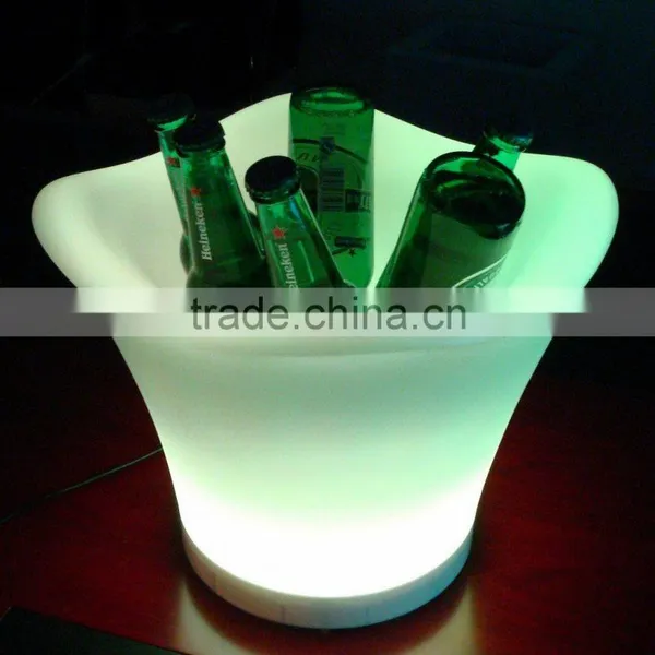 Plastic Beer Ice Bucket With Handle for Bar photo-2