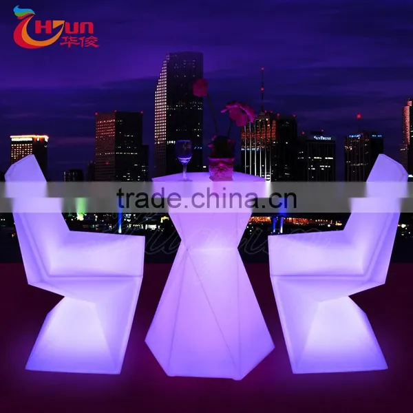 Led RGB Glowing Dining Chair& for Resturance Lighting Chairs photo-4