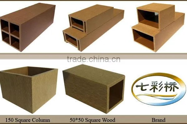 WPC Wood Composite Outdoor Wpc Handrail Column photo-4