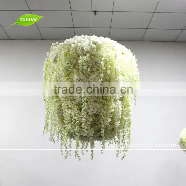 GNW FLW1603001-7FT Large Artificial Hanging Flower Halo for Wedding Backdrop photo-2