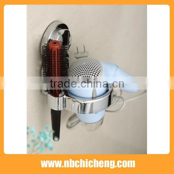 Wall Mounted Hair Dryer Holder With Suction Cup Plastic Hair Dryer Holder Suction Dryer Holder photo-3