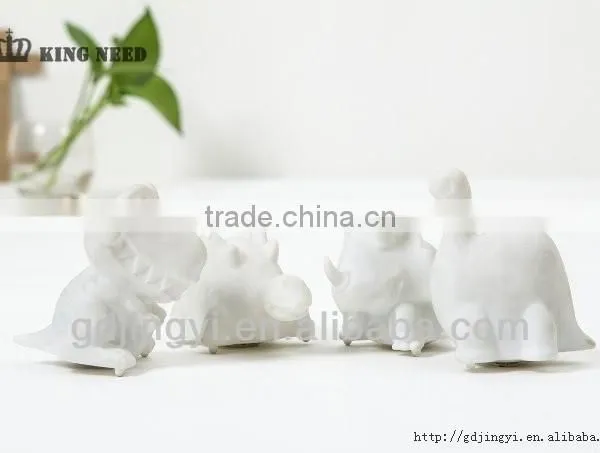 White Dinosaur for Children Day With Soft Plastic Dinosaur Toys photo-3