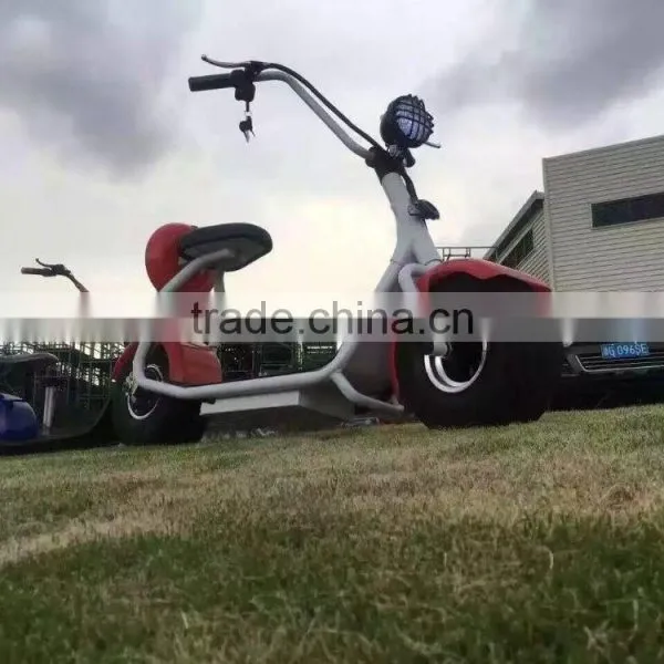 2017 Fashionable Factory Cheap Speeding Electric Bike 48v Fat Tire Scooter High Quality Citycoco photo-4
