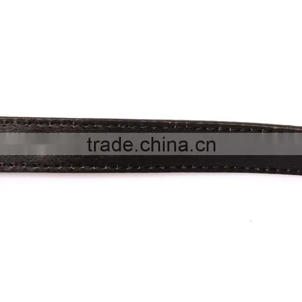 Wholesale Rivet Decorated D Pattern Buckle Sex Women Lady Thin PU Waist Belt photo-2