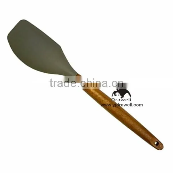 SP-1545 New Product Wooden Handle Silicone Kitchen Tool Set photo-5