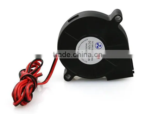 DC 12V 50mm Cooling Fan Blow Radial Hotend / Extruder For RepRap 3D Printer photo-3
