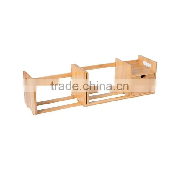 Aonong Bamboo Bookcase/Bamboo Bookshelf/book Shelf/bookrack photo-2