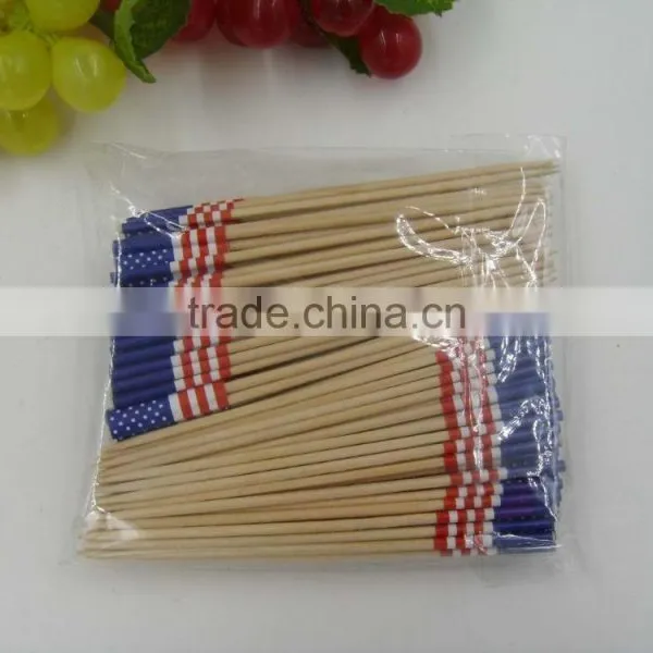 10cm Long Hanbuger Decoration Flag Toothpicks photo-2