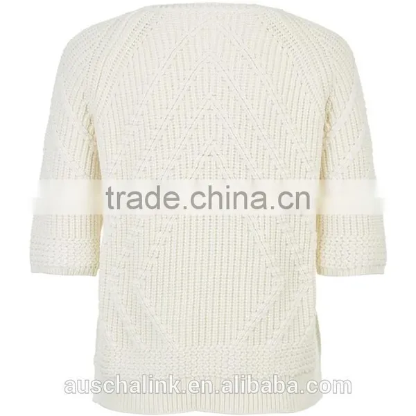 Hot Sale High Quality Women Half Sleeve Sweater Manufacturer photo-2