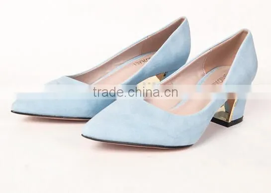 GZY Popular Middle Heel Genuine Leather Shoes Women Casual photo-2