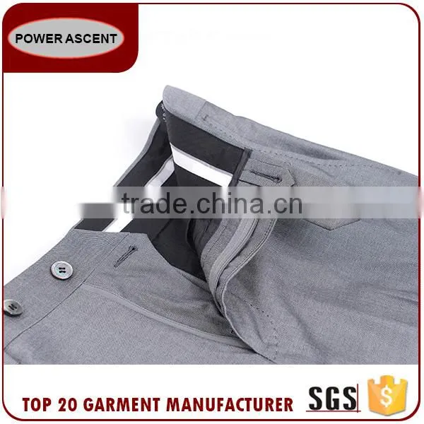 Men'S Custom Design Light Grey Suit Fabric Formal Suits photo-5
