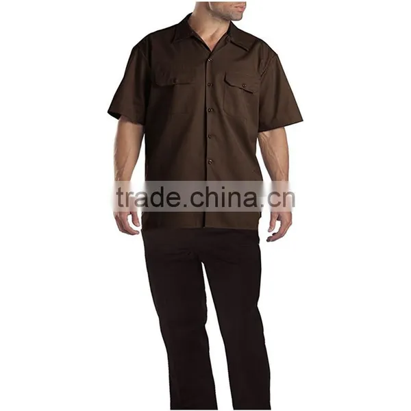 High Quality Men Suit Short Sleeve T Shirt And Trousers WorkWear Latest Workwear Suit For Men Pictures photo-4