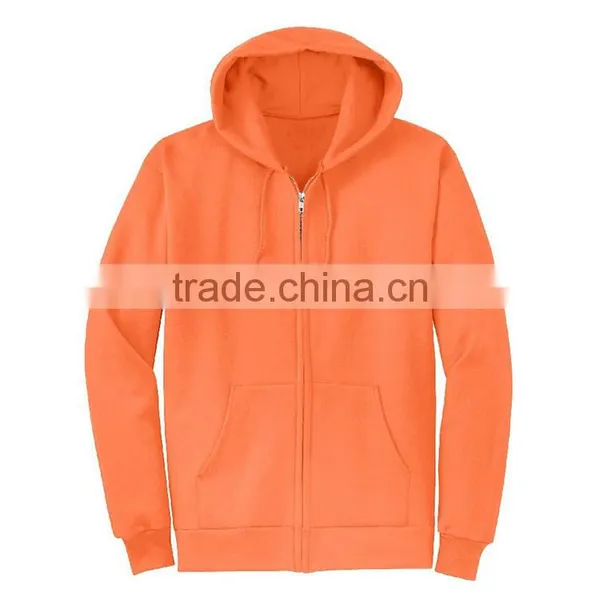 Blank Design Zip-up Fashion Style Wholesale Man Fleece Custom Hoodie Printing photo-3