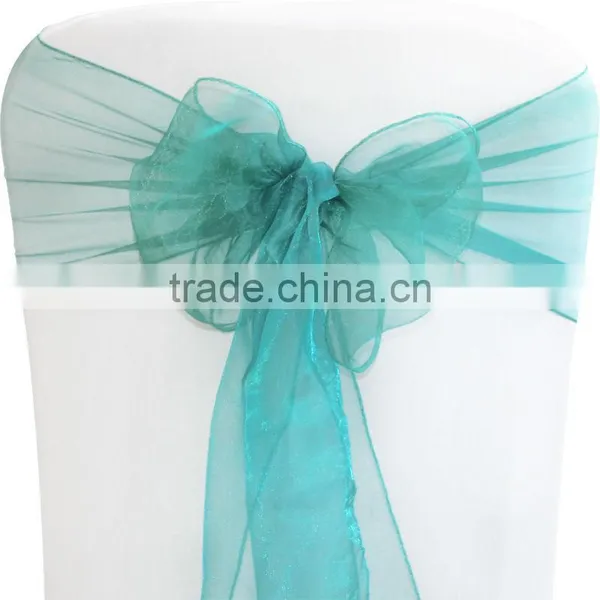 Factory Supply 18x 275cm ORGANZA SASHES CHAIR COVER BOW SASH WIDER SASHES FOR A FULLER BOW photo-6