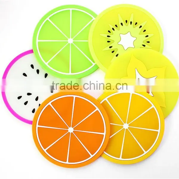 Creative Fruit Design Coffee Placemat Cartoon Drink Coaster Cup Glass Beverage Holder Pad Mat photo-5