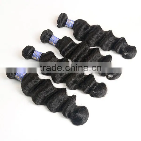 Factory Price 7a Grade Loose Deep Wave Weave Hairstyles , Peruvian Hair photo-3