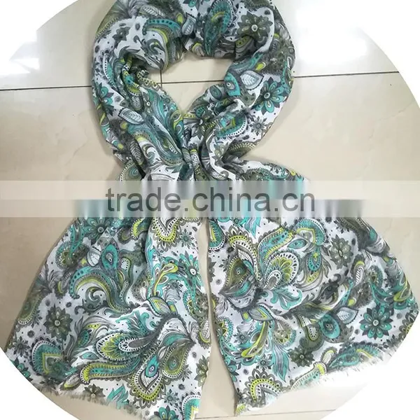 Cheap Fashionable Print Muslim Hijab TR Viscose Scarf photo-2