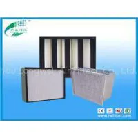 H14 HEPA Filter, Mini-pleated Hepa Filter for Terminal Ventilation Systems