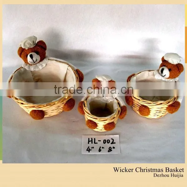 China Supplier Handmade Cheap Wicker Crafts Willow Basket