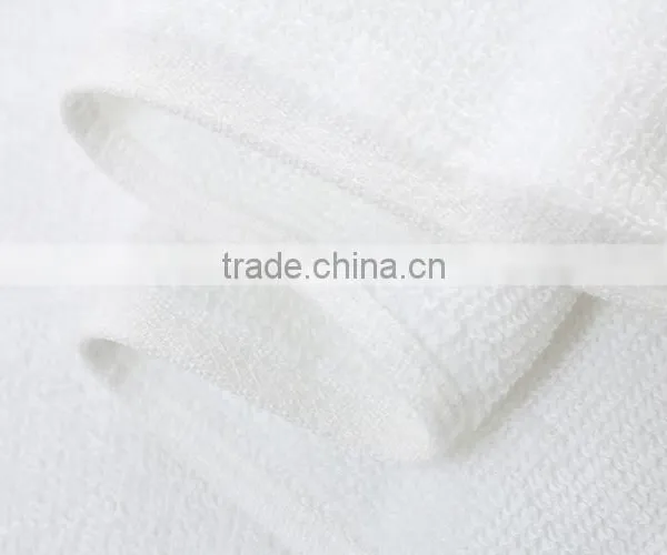 100% Cotton 21S /2 Plain White Hotel Face Towel photo-5