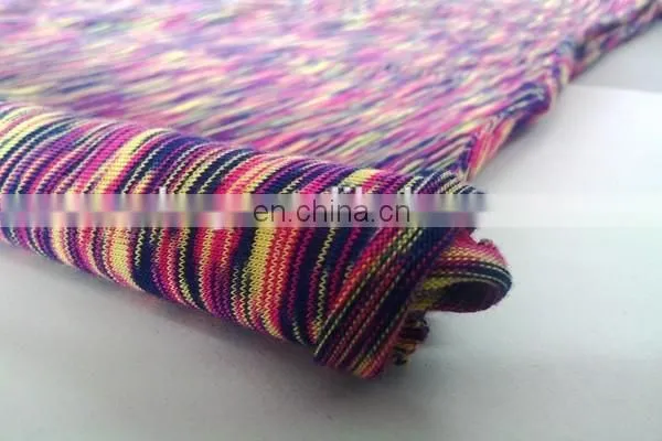 Winfar Textile Knit Viscose Rayon Siro Stretch Yarn Dyed Jersey Fabric photo-3