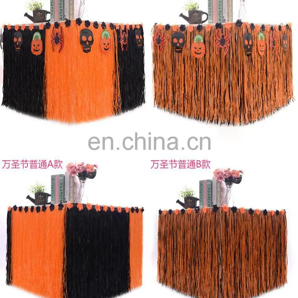 Novelties Hawaiian Luau Party Grass Hawaiian Table Skirt photo-5
