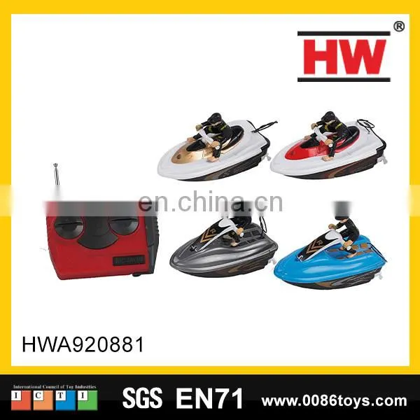 4 Channel plastic remote control model rc boat