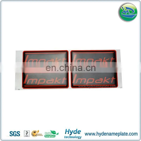 Custom Printing Epoxy Nameplate Sticker With 3M Adhesive photo-6
