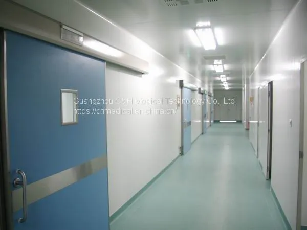 Laminar Air Flow Clean Operating Theater Equipment: Automatic Sliding Air Tighting Sealed / Hermetic Operating Theater Doors photo-3