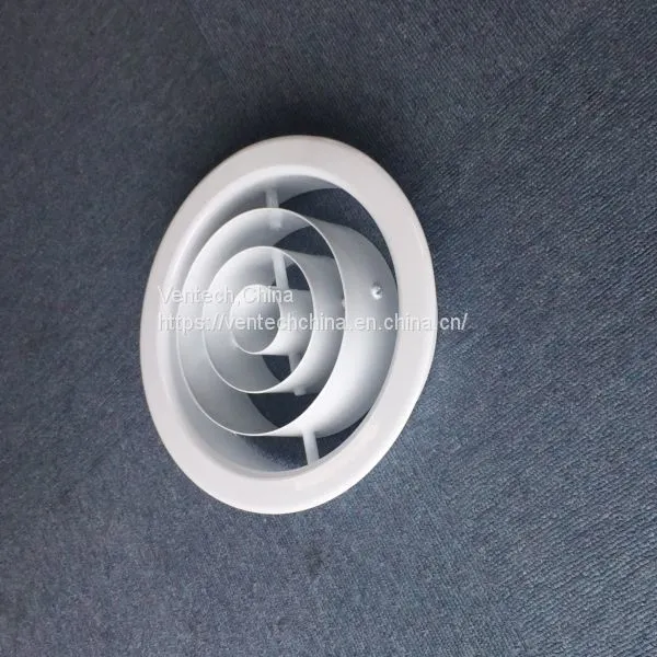 Air Conditioning Aluminum Air Register Adjustable Drum Jet Diffuser photo-5